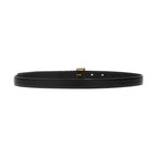 Saint Laurent Black Calfskin Regular Belt