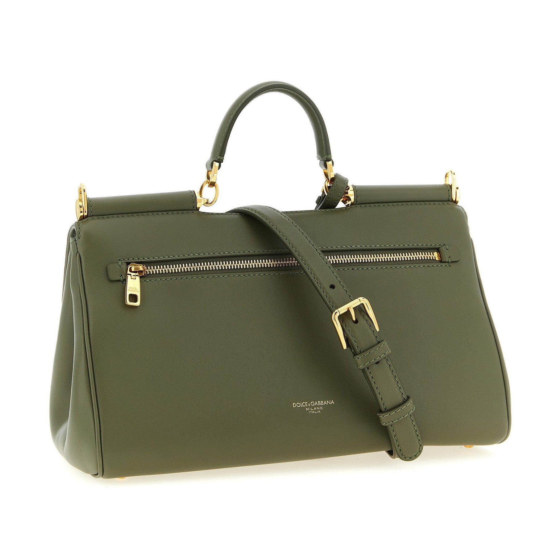 Dolce & Gabbana Bicolor Calfskin Handbag