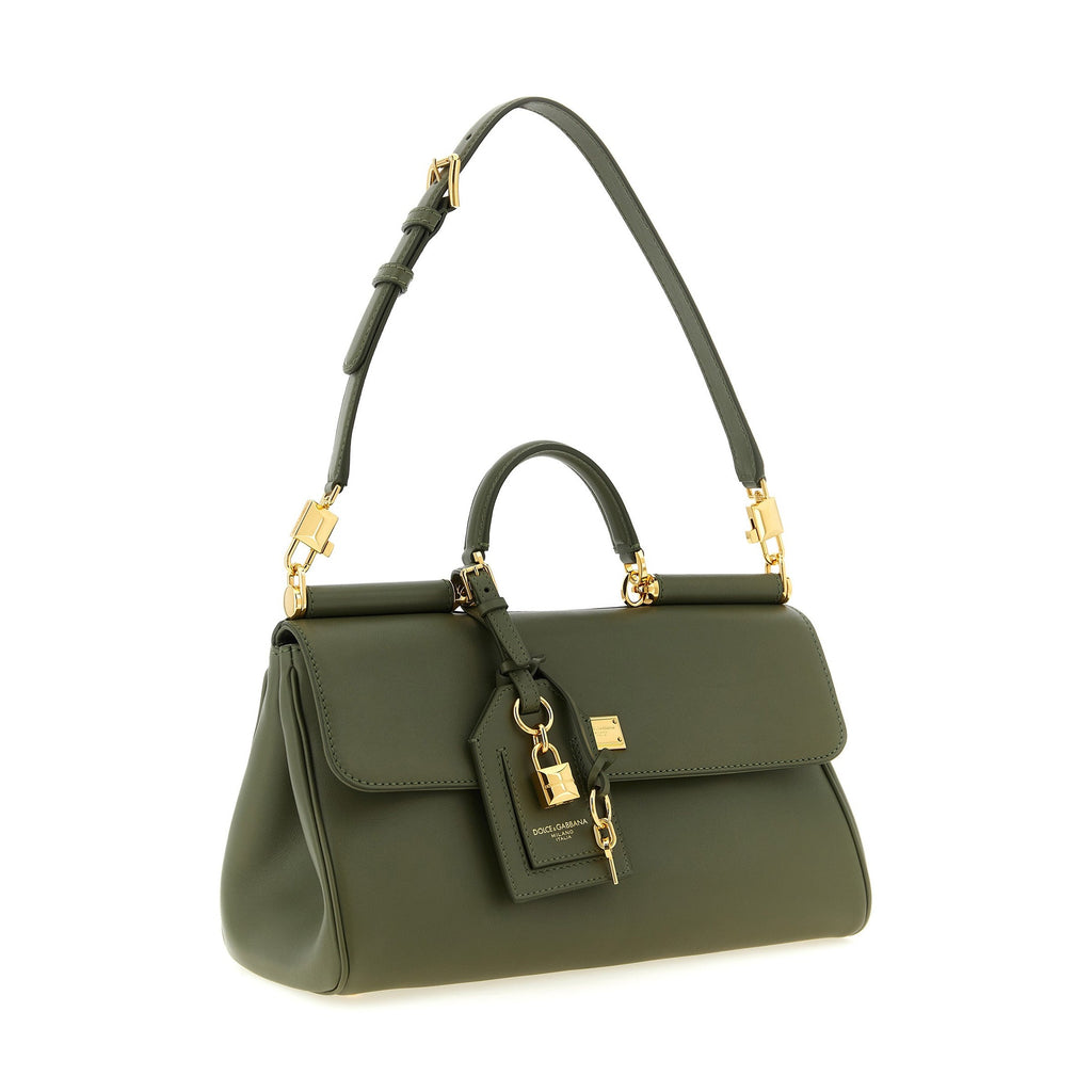 Dolce & Gabbana Bicolor Calfskin Handbag