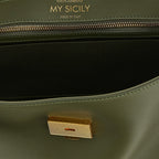 Dolce & Gabbana Bicolor Calfskin Handbag