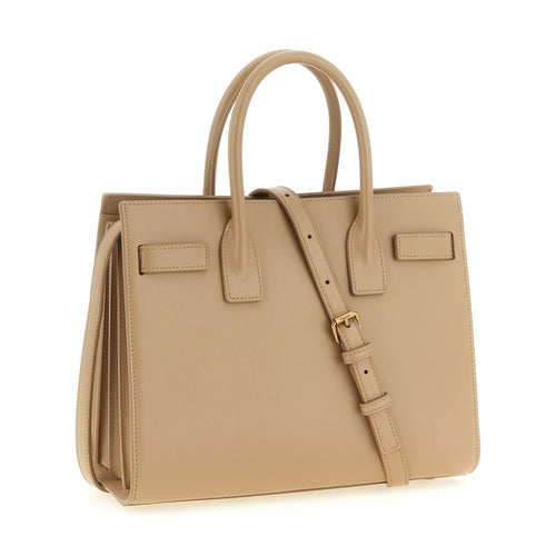 Beige Calfskin Handbag