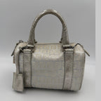 Fendi FENDI Mini Bauletto FF Zucchino Laminated Handbag