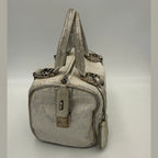 Fendi FENDI Mini Bauletto FF Zucchino Laminated Handbag