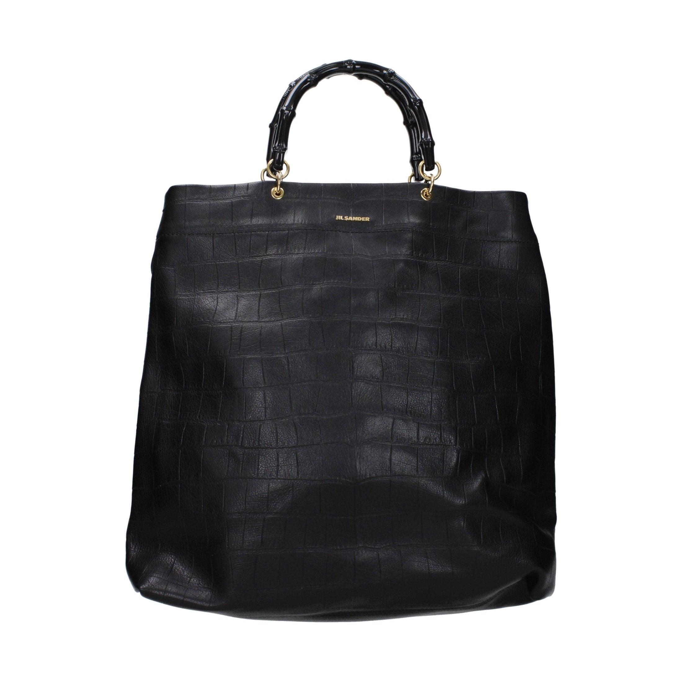 Jil Sander Black Leather Handbag