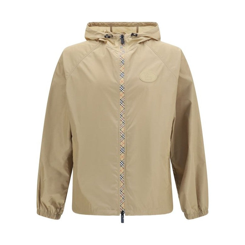 Burberry Beige Nylon Shell Jacket