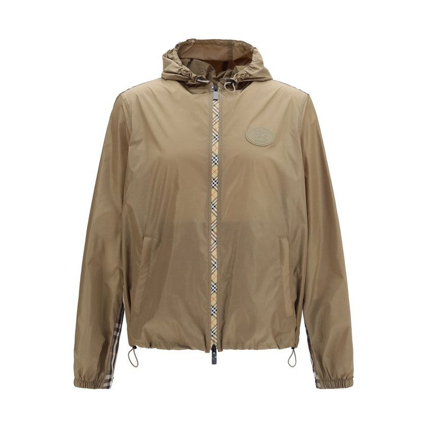 Burberry Brown Nylon Shell Jacket