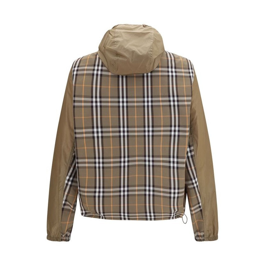 Burberry Brown Nylon Shell Jacket