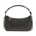 Tory Burch Black Calf Leather Bos Taurus Handbag