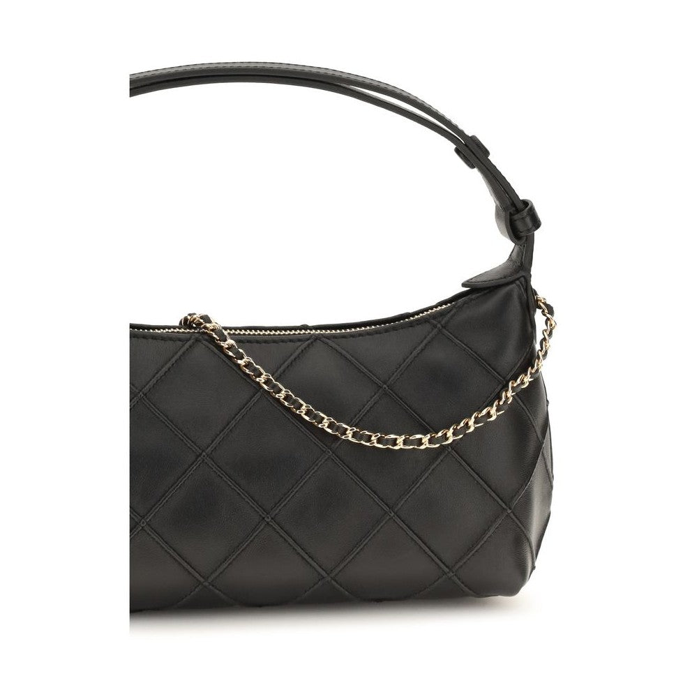 Tory Burch Black Calf Leather Bos Taurus Handbag