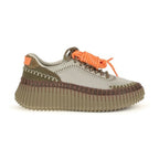 Chloé Bicolor Polyurethane Athletic Sneakers