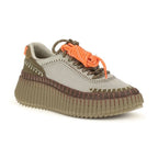 Chloé Bicolor Polyurethane Athletic Sneakers
