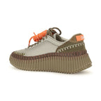 Chloé Bicolor Polyurethane Athletic Sneakers