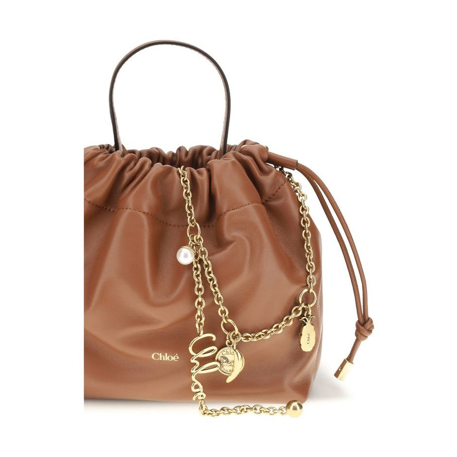 Chloé Brown Lamb Ovis Aries Aries Shoulder Bag
