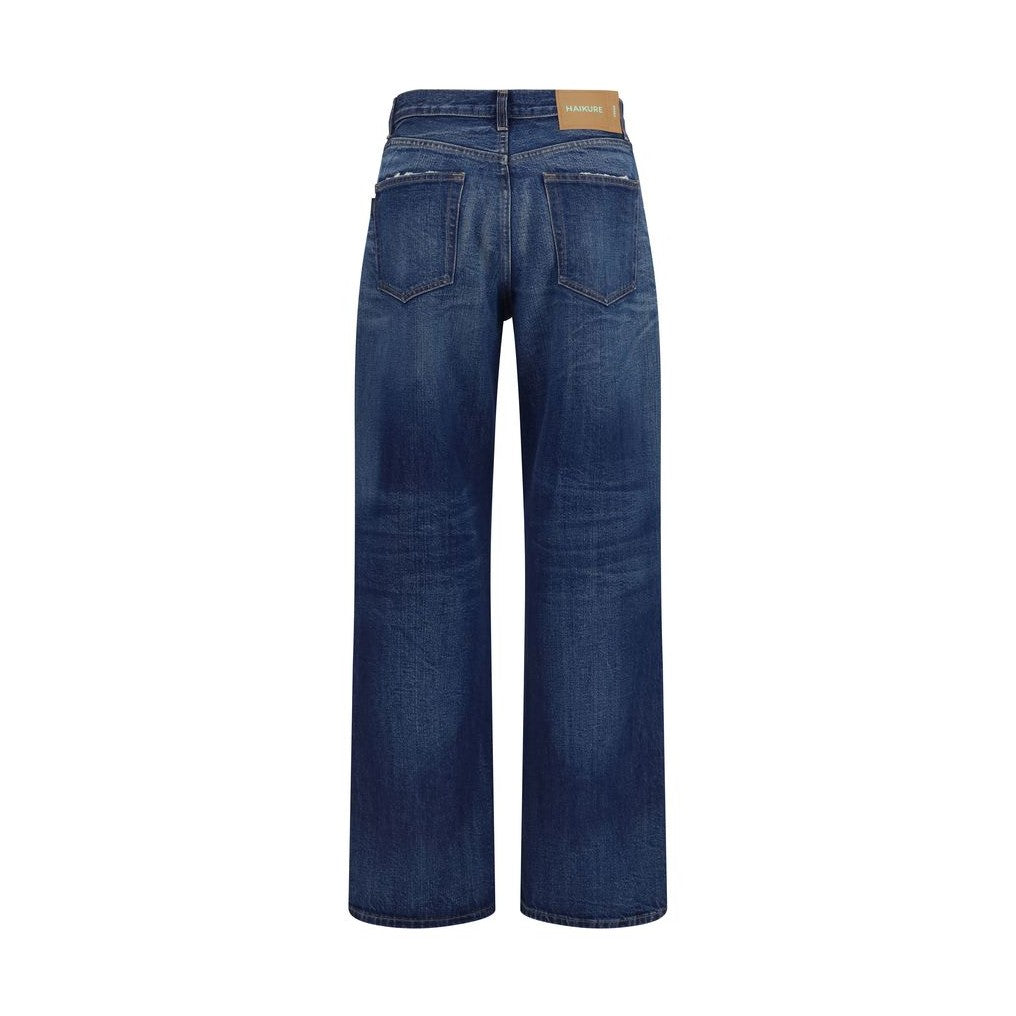 Haikure Blue Cotton Jeans Denim