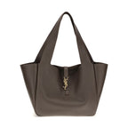 Saint Laurent Brown Calf Leather Bos Taurus Shoulder Bag