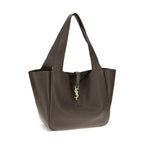 Saint Laurent Brown Calf Leather Bos Taurus Shoulder Bag