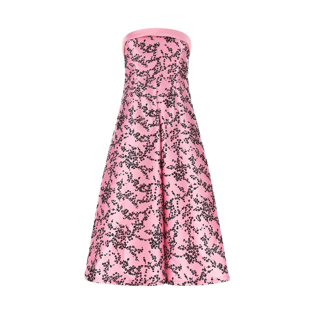 Alberta Ferretti Multicolor Polyester Midi Dress