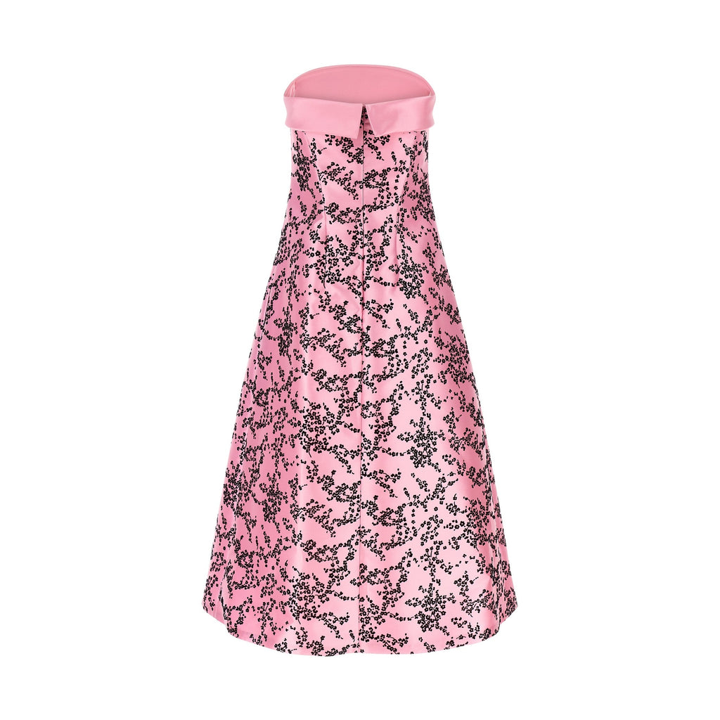 Alberta Ferretti Multicolor Polyester Midi Dress