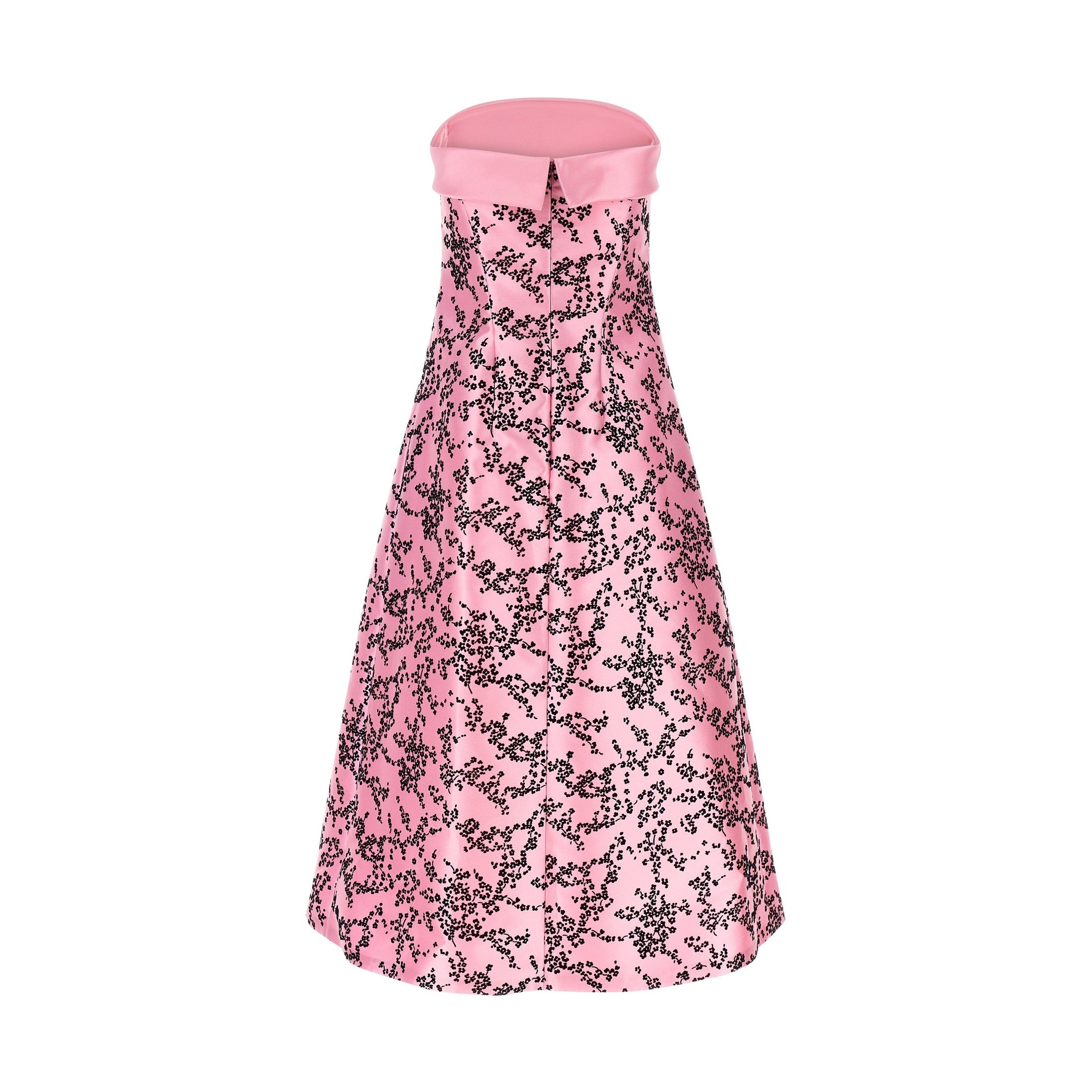 Alberta Ferretti Multicolor Polyester Midi Dress