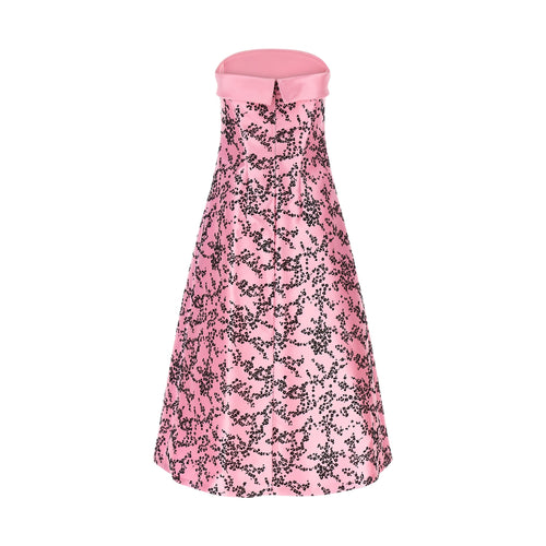 Alberta Ferretti Multicolor Polyester Midi Dress
