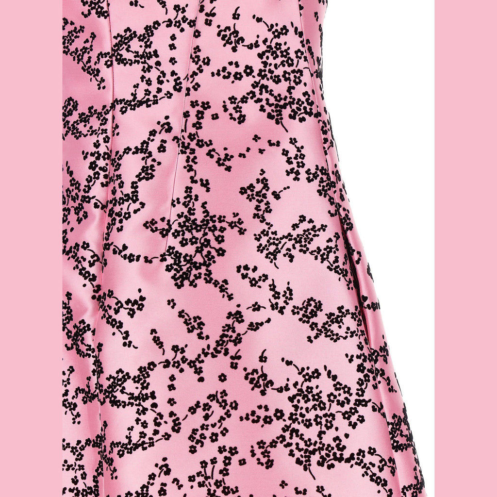 Alberta Ferretti Multicolor Polyester Midi Dress