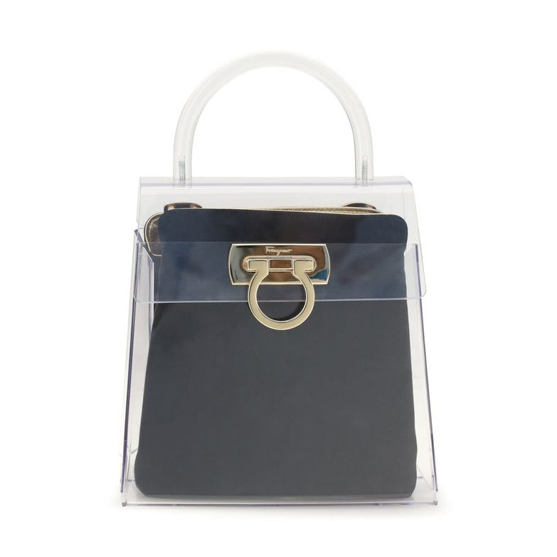 Ferragamo Black Pvc Handbag