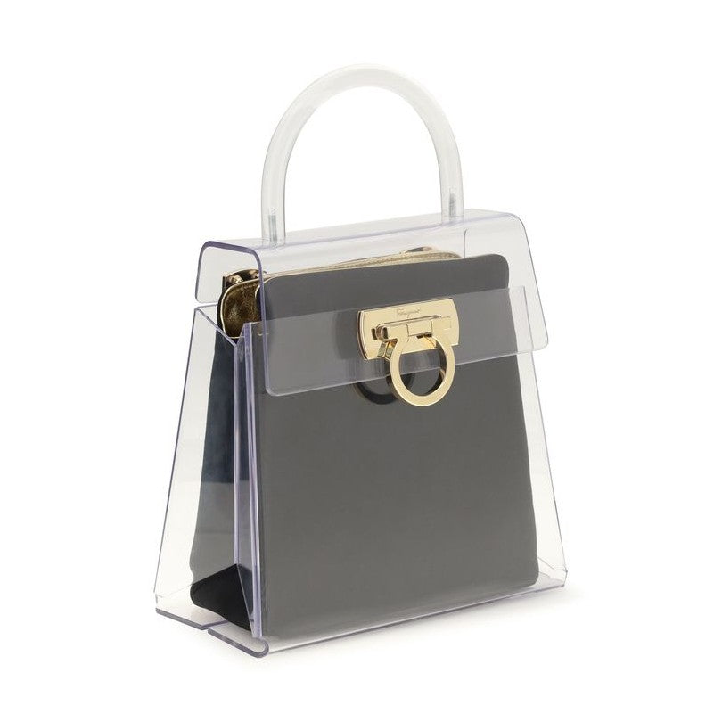 Ferragamo Black Pvc Handbag