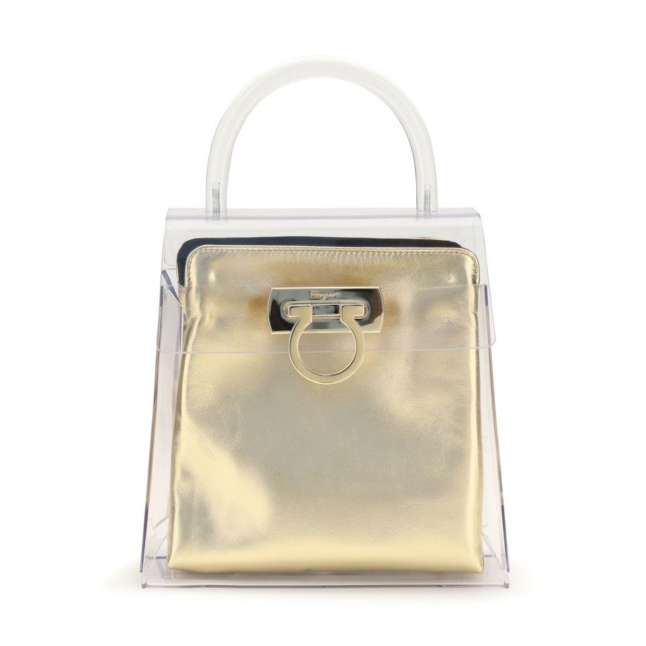 Ferragamo Black Pvc Handbag