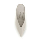 Ferragamo Beige Calf Leather Bos Taurus Mules