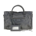 Balenciaga Gray Lamb Ovis Aries Aries Shoulder Bag