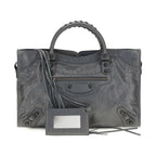 Balenciaga Gray Lamb Ovis Aries Aries Shoulder Bag