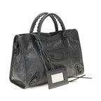 Balenciaga Gray Lamb Ovis Aries Aries Shoulder Bag