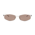 Balenciaga Silver Metal Sunglasses