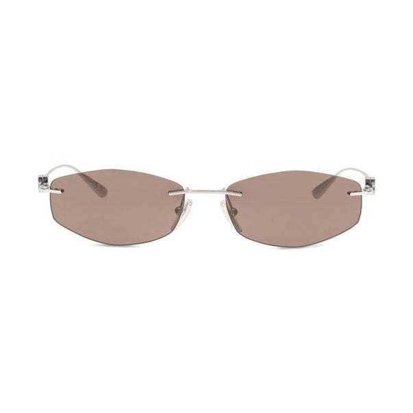 Balenciaga Silver Metal Sunglasses