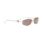 Balenciaga Silver Metal Sunglasses