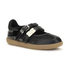 Ganni Black Polyester Ballet Flats