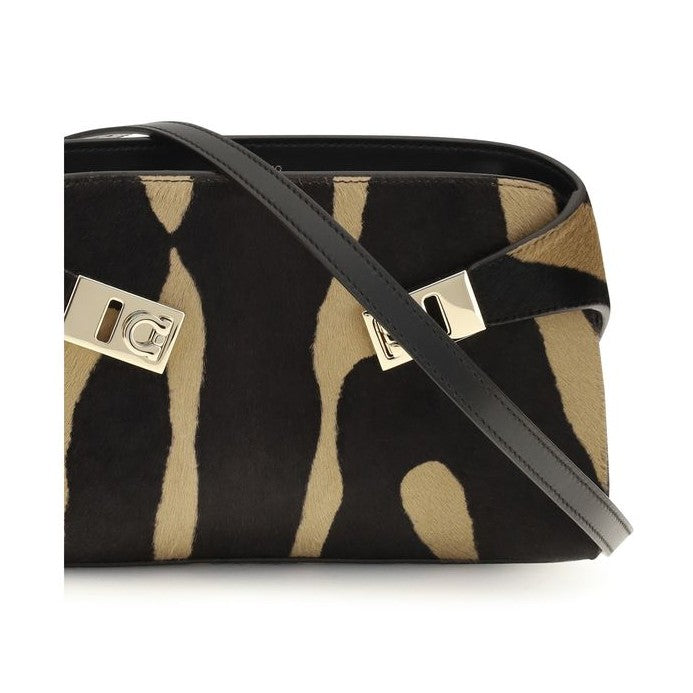 Ferragamo Brown Hair Shoulder Bag