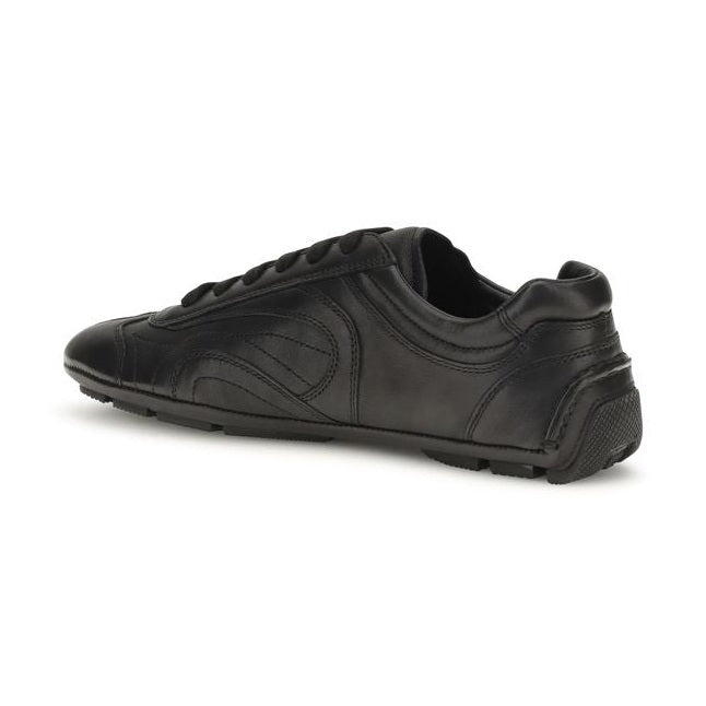 Prada Black Lamb Ovis Aries Aries Low Top Sneakers