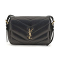 Saint Laurent Black Lamb Ovis Aries Aries Shoulder Bag
