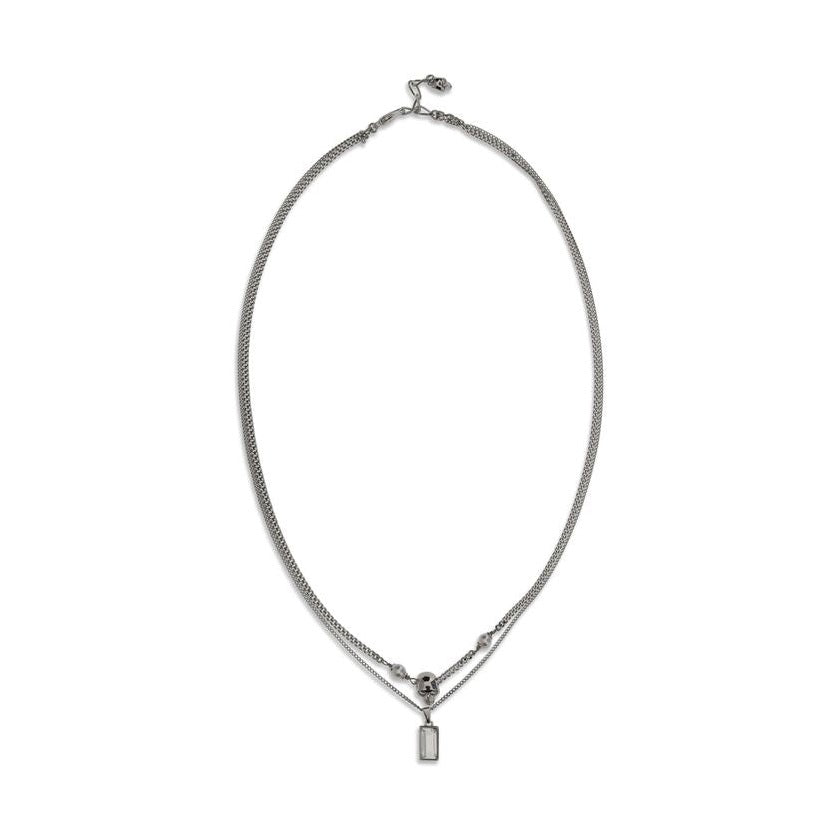 Alexander McQueen Silver Brass Necklace