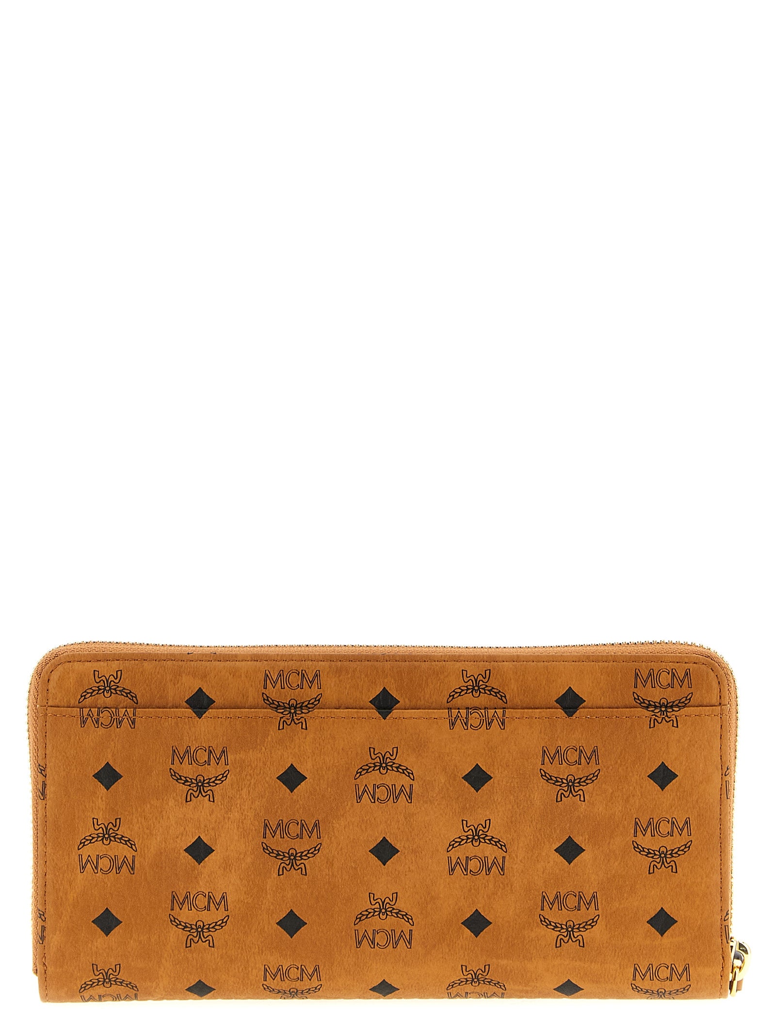 MCM Brown Polyethylene Wallet