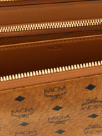 MCM Brown Polyethylene Wallet
