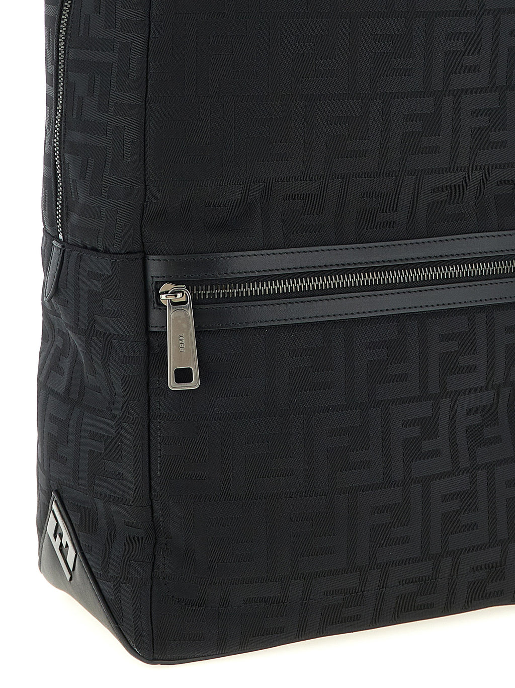 Fendi Black Polyamide Backpack