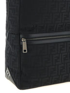 Fendi Black Polyamide Backpack
