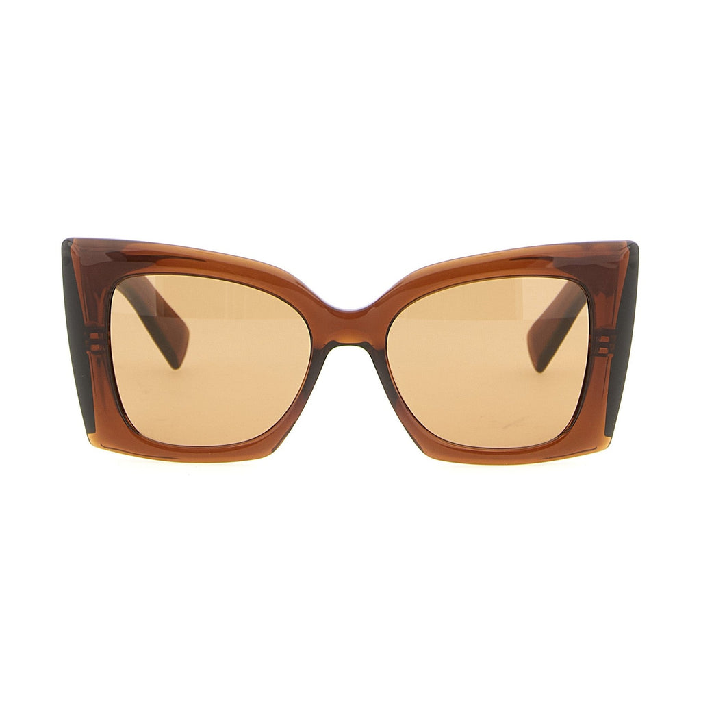Saint Laurent Brown Acetate Sunglasses