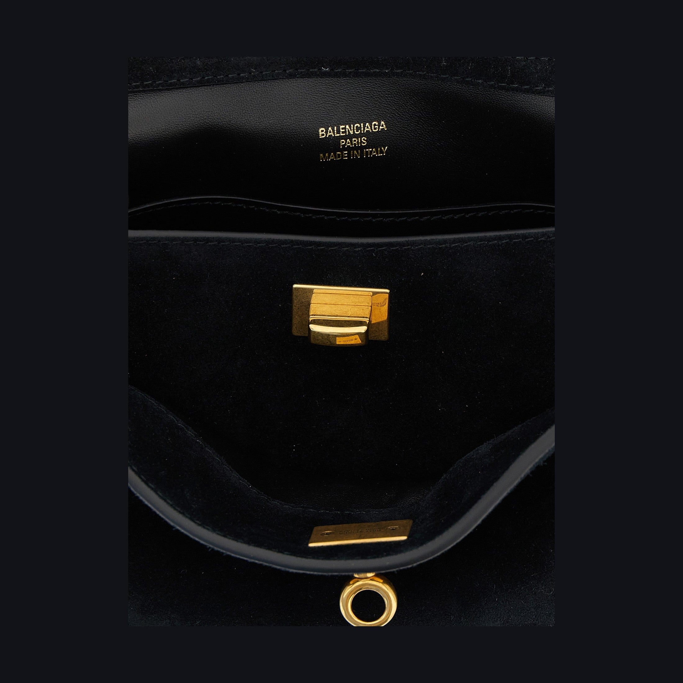 Balenciaga Black Calfskin Handbag