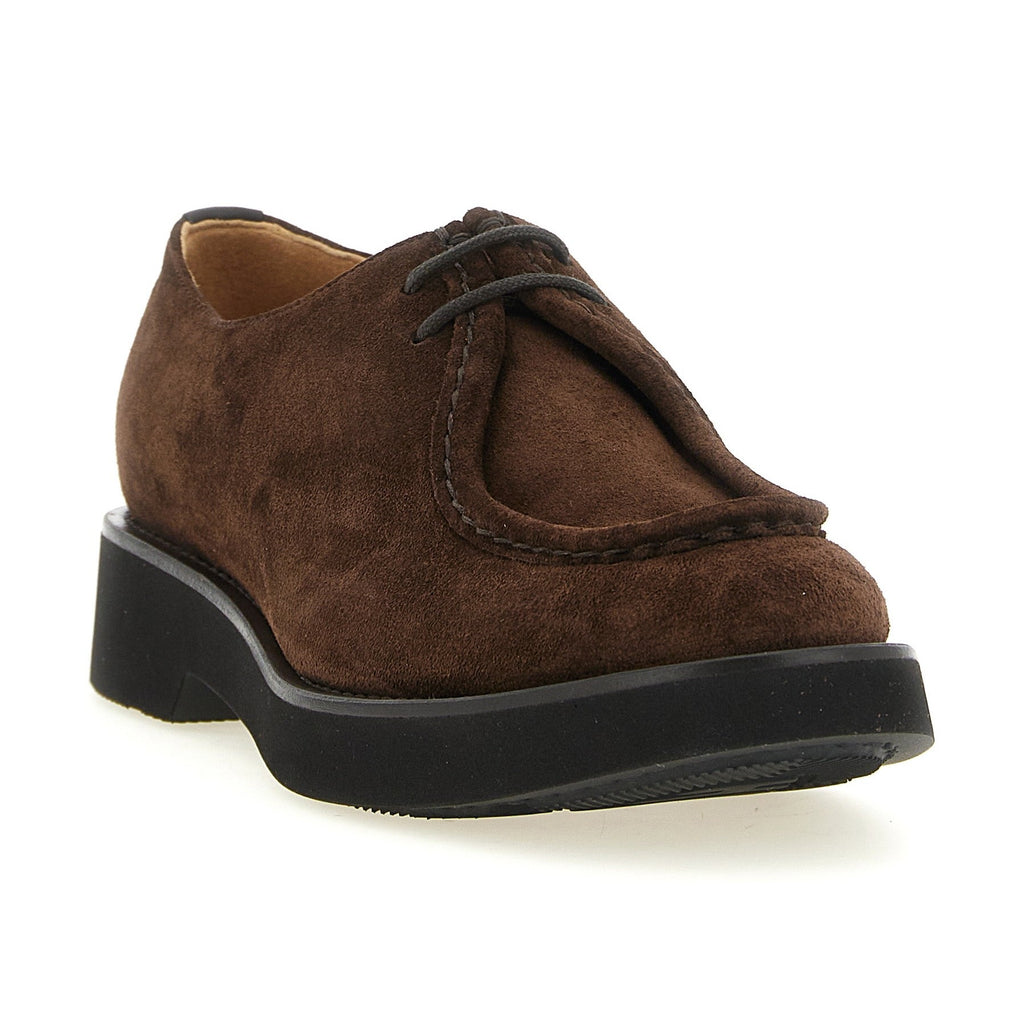 Church's Brown Calfskin Oxfords And Derbies