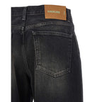 Haikure Black Cotton Flared Jeans