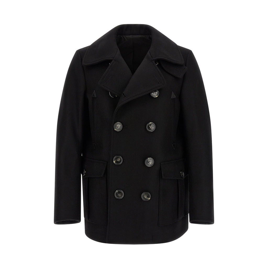 Dsquared² Black Wool Coat