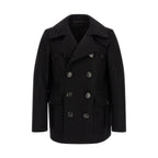 Dsquared² Black Wool Coat